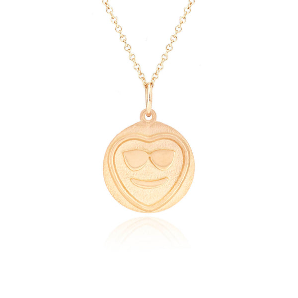 Love Hearts Cool Dude Gold Charm