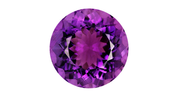An example of a round amethyst we can use in our jewellery 
