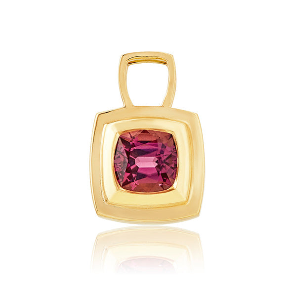 Chocolate Pink Tourmaline Pendant